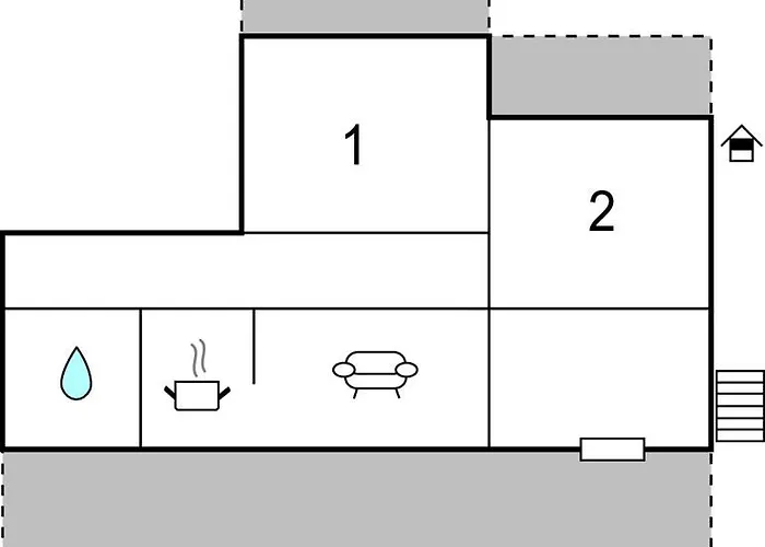 2 Bedroom Beautiful In *